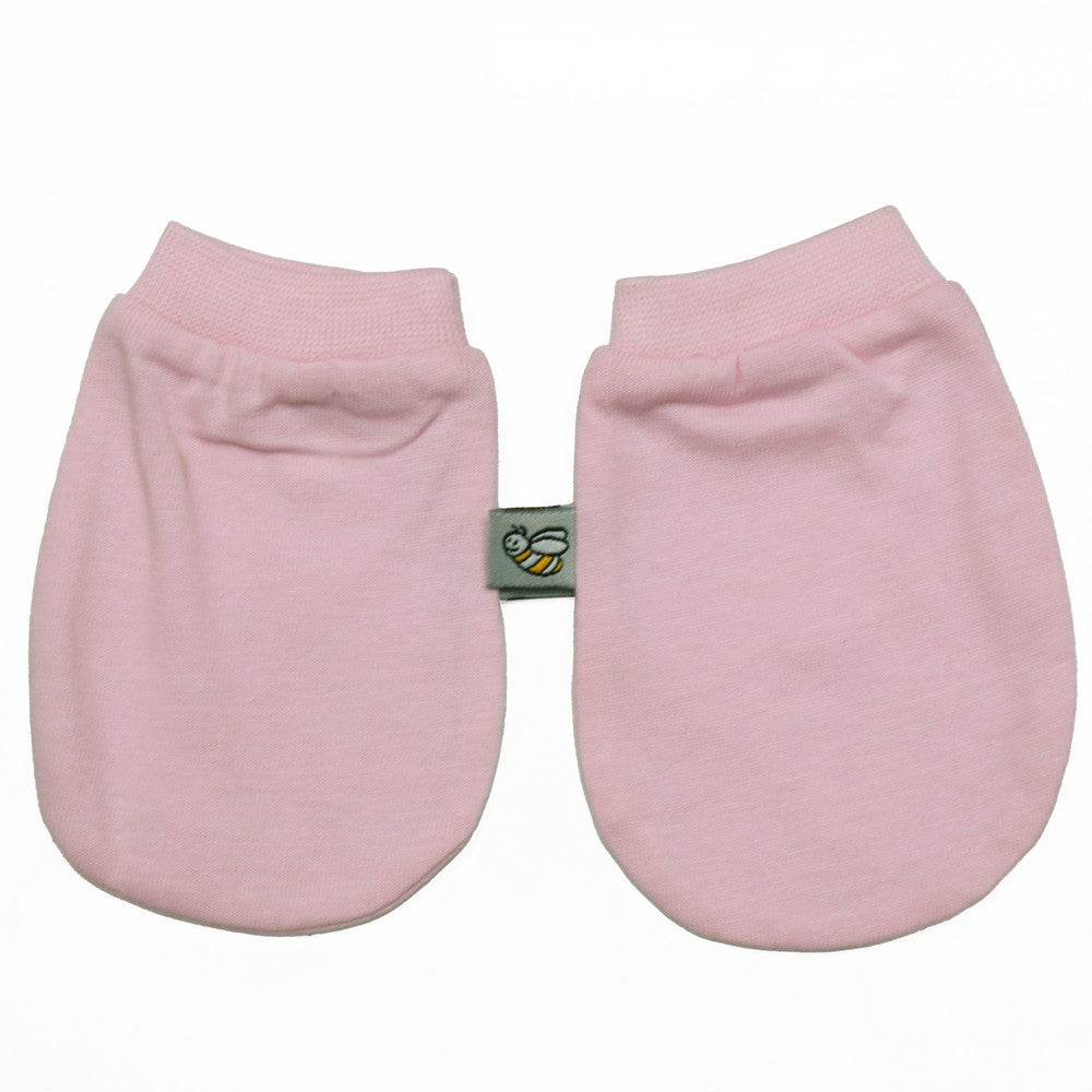 Pink Mitten And Booties
