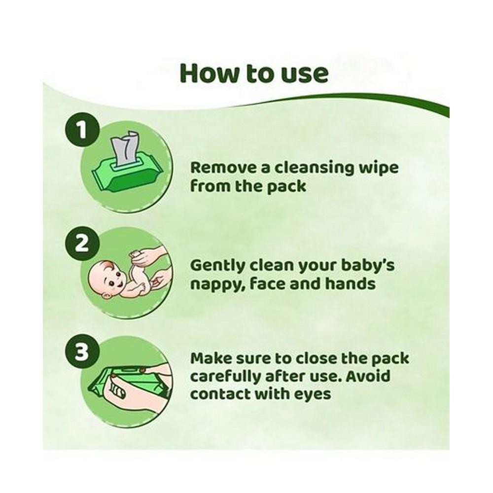 Soft Cleansing Wipes - 72 Pieces