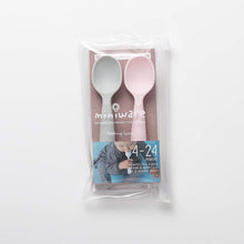 Load image into Gallery viewer, Miniware Training Spoon Candy Set of 2 - Grey Pink

