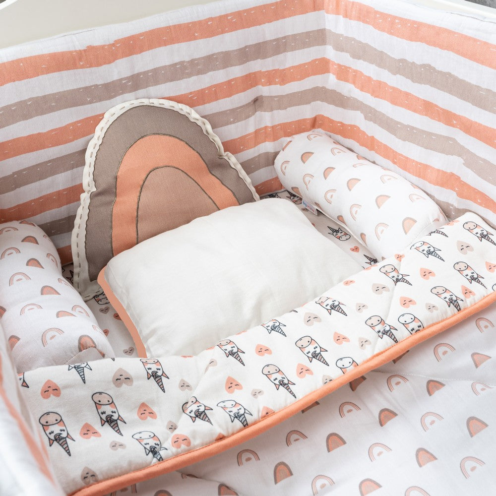 Pink All Things Magical Organic Cot Bedding Set