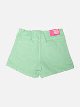 Load image into Gallery viewer, Pastel Green Denim Shorts
