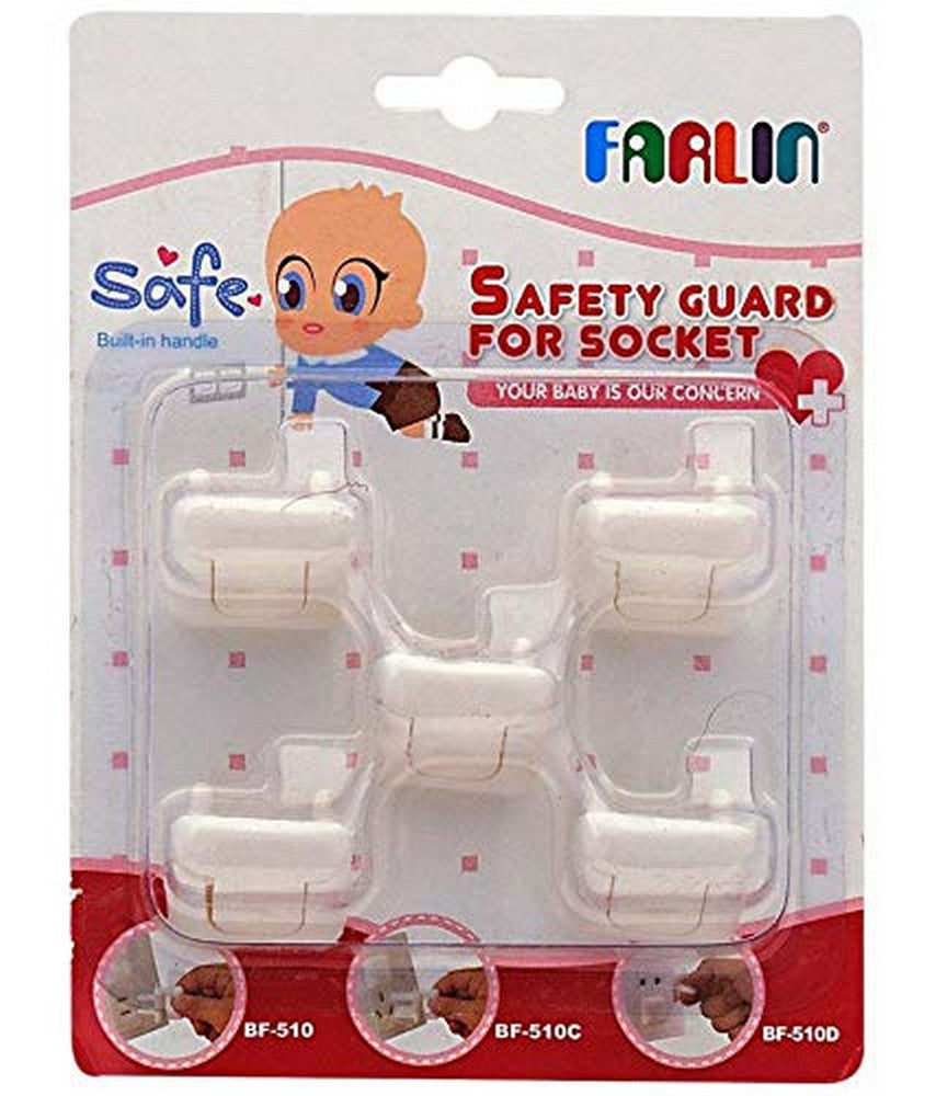 White Safety Guard For Socket