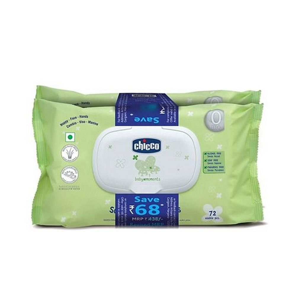 Soft Cleansing Wipes - 72 Pieces