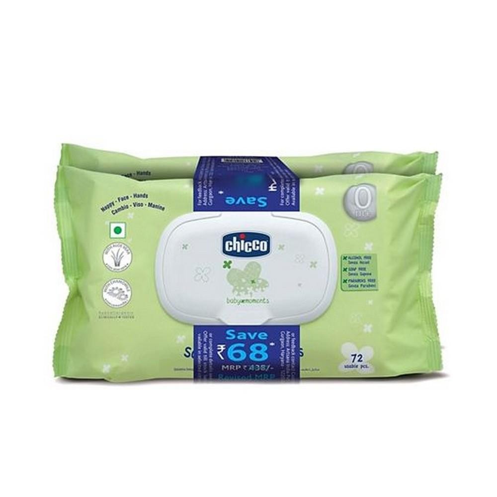 Soft Cleansing Wipes - 72 pcs