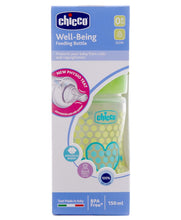 Load image into Gallery viewer, Chicco Well Being Feeding Bottle Green - 150 ml
