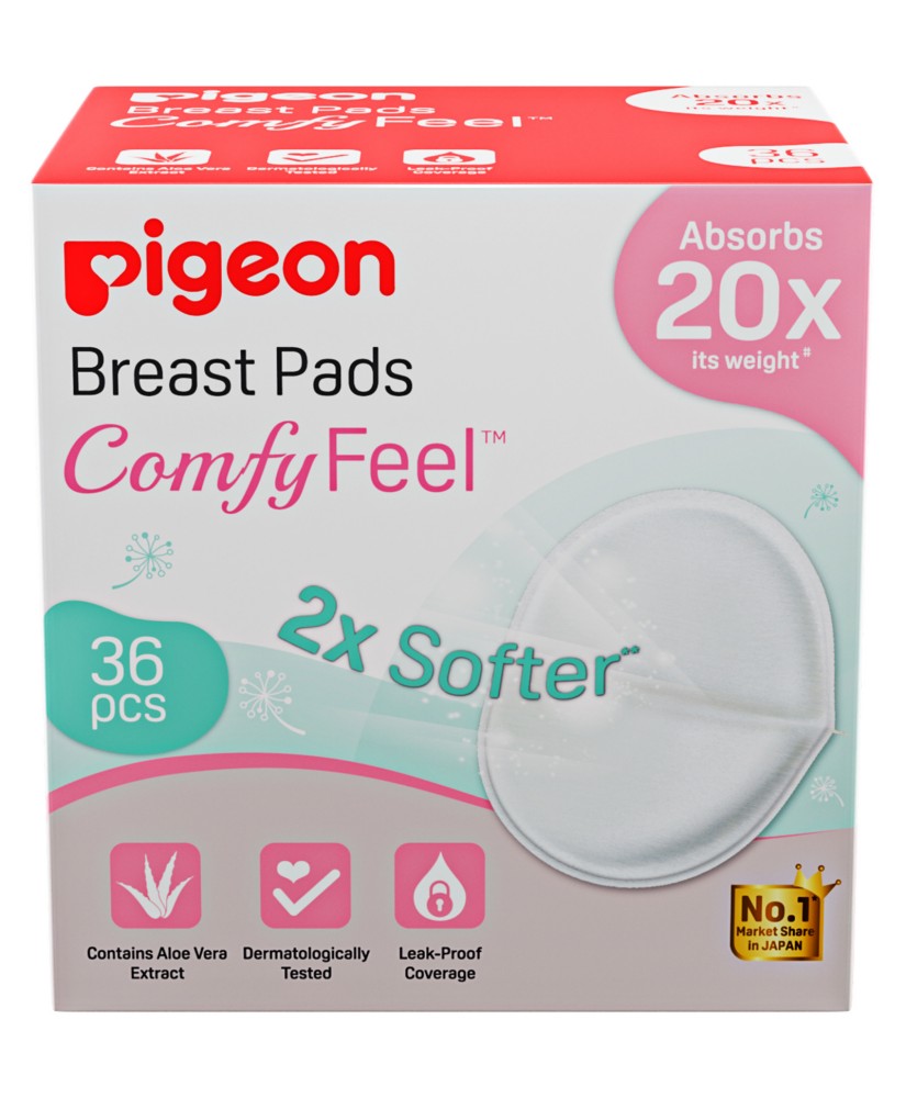 Comfy Feel Breast Pads - 36 Pieces