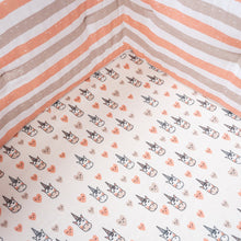 Load image into Gallery viewer, Pink Unicorn Organic Fitted Cot Sheet
