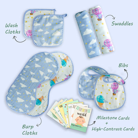 Sky is the Limit Newborn Essentials Gift Set