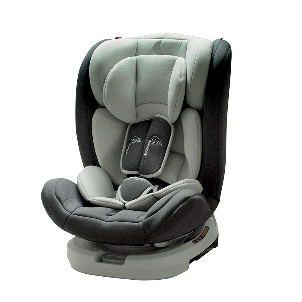 Grey Jack N Jill Grand ISOFIX Car Seat For Kids 0 To 12 Years