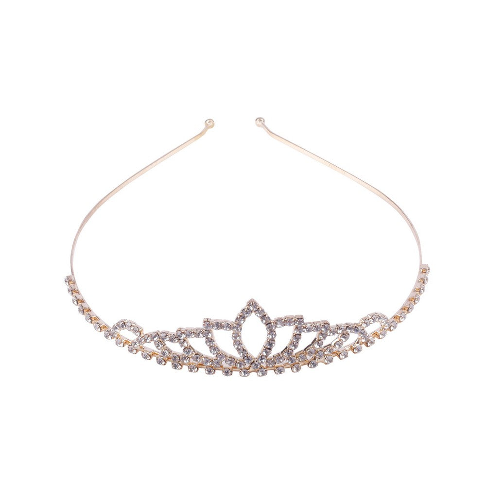 Gold Metal Crown Tiara