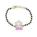 Ganeshji Silver Baby Nazariya Bracelet