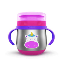 Load image into Gallery viewer, Pink Unicorn Printed 360 Training Cup
