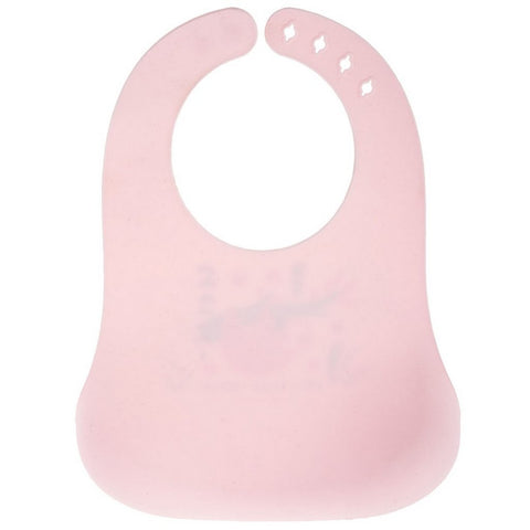 Pink Sloth Silicone Bib