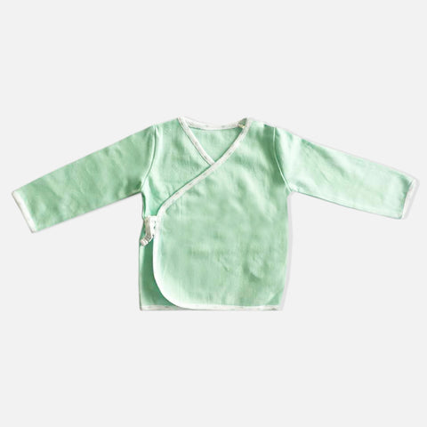 Mint Green Full Sleeves Jhabla With Cat Theme Pant Night Sets