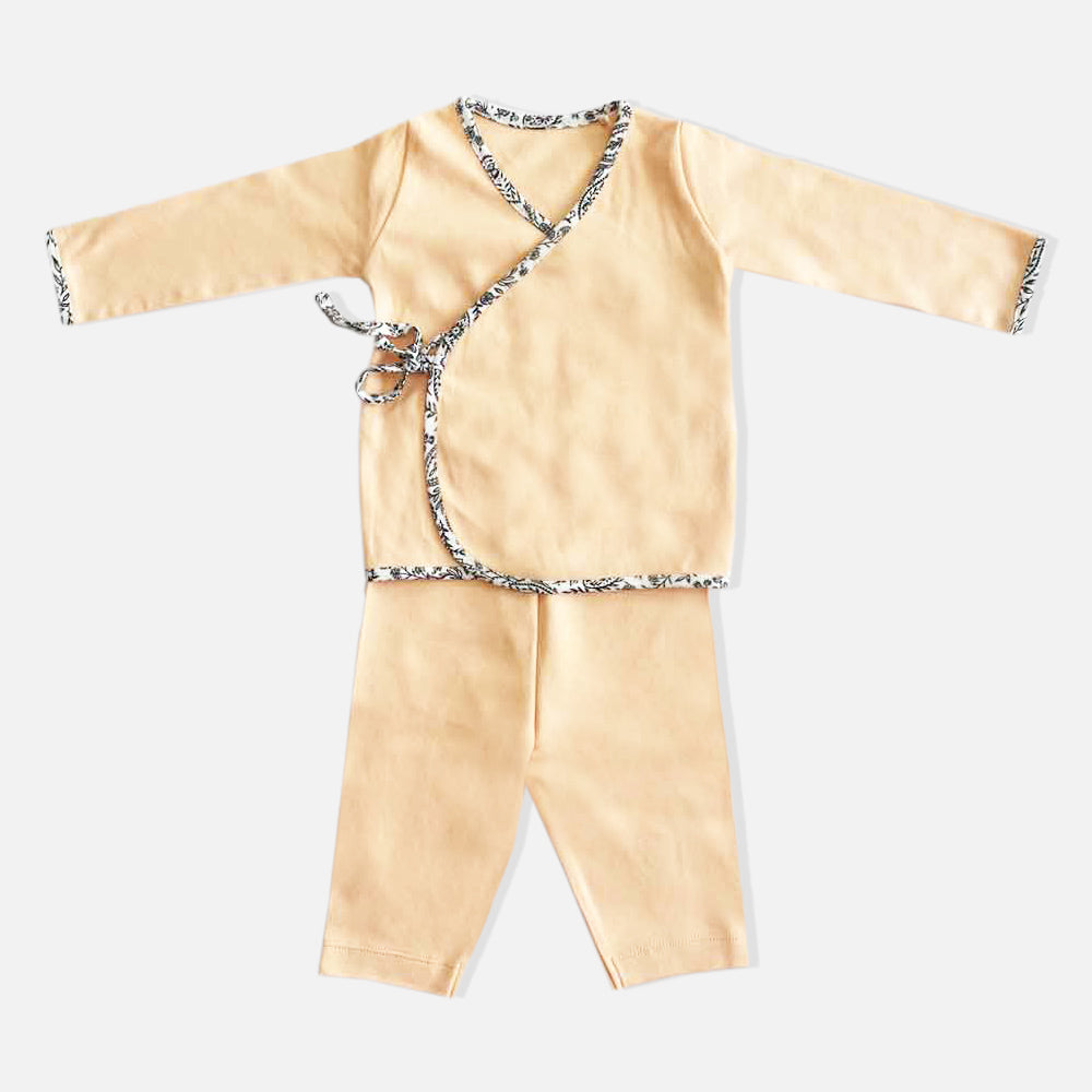 Baby Peaches Full Sleeves Jhabla With Pant Night Sets