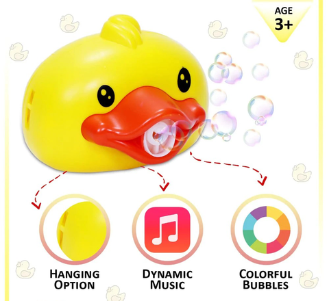 Yellow Bubble Blower Camera Toy