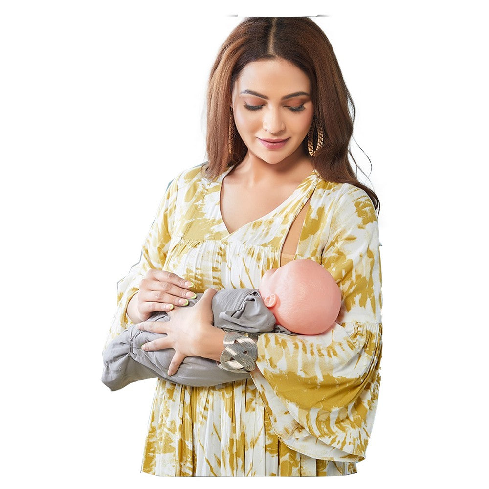 Tie And Dye Maternity Rayon Gown