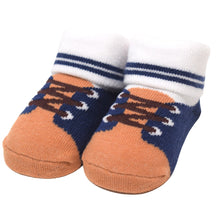 Load image into Gallery viewer, Brown Lace Socks Booties - Pack Of 3
