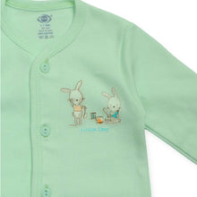 Load image into Gallery viewer, Green Rabbit Jabla With Attached Mitten
