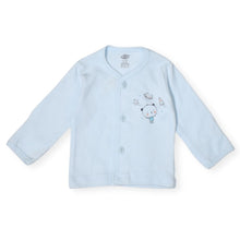 Load image into Gallery viewer, Blue Sweet Bear Jabla With Mitten for New Born
