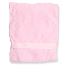 Load image into Gallery viewer, Pink Ladybug Embroidered Hooded Towels
