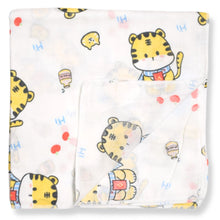 Load image into Gallery viewer, Baby Tiger Printed Cotton Swaddles
