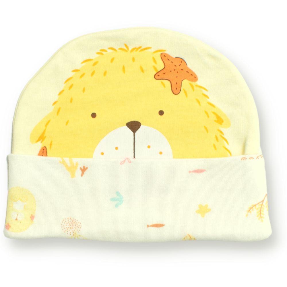 Yellow Bear Round Cap