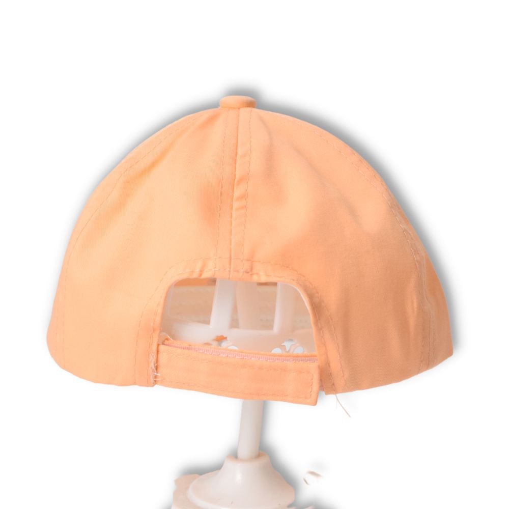 Light Orange Text Embroidered Cap