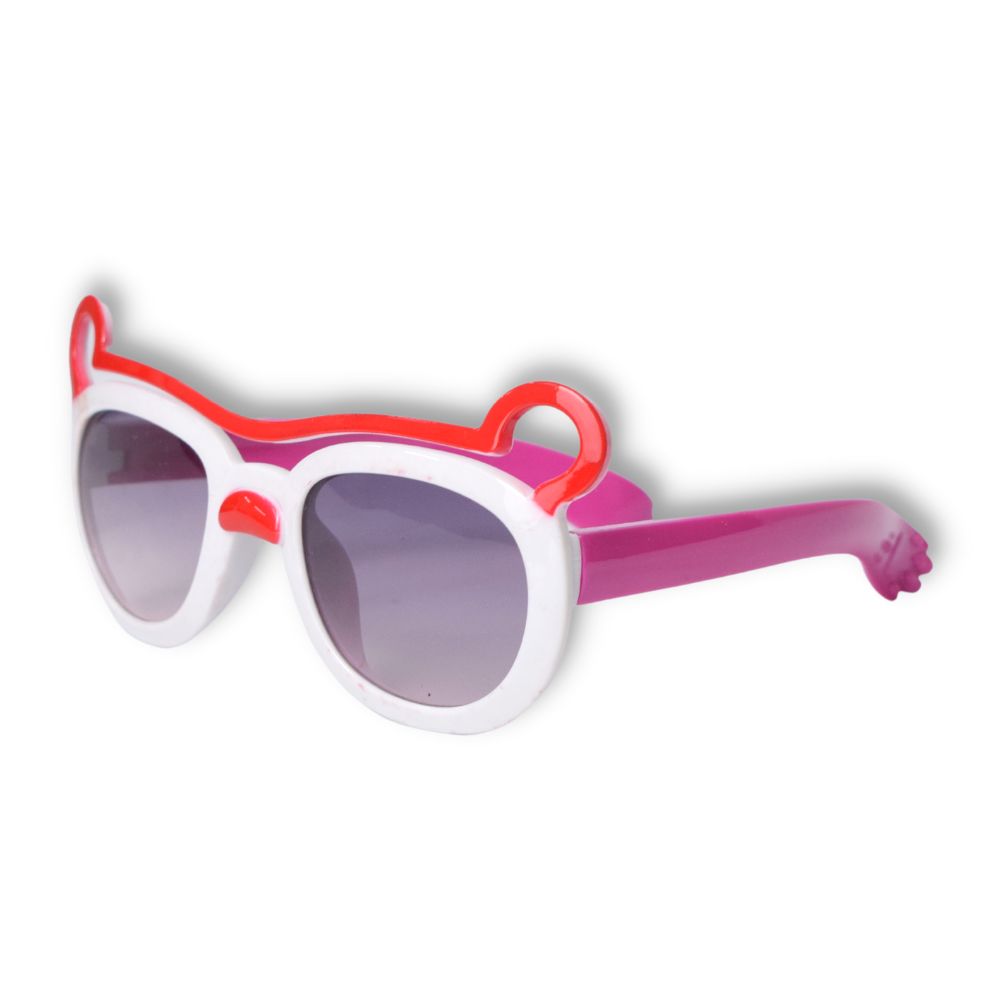 White Cute Cat Design Kids Sunglasses
