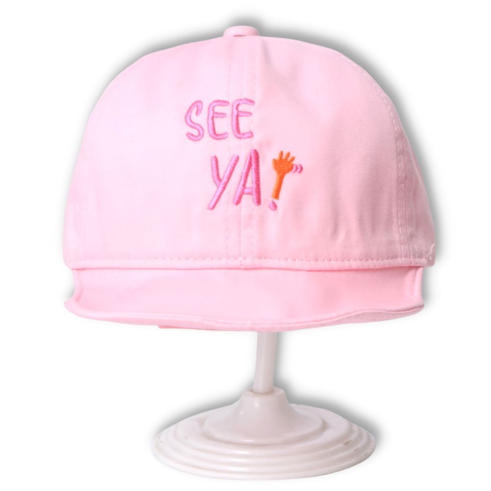 Pink See Ya Embroidered Cap