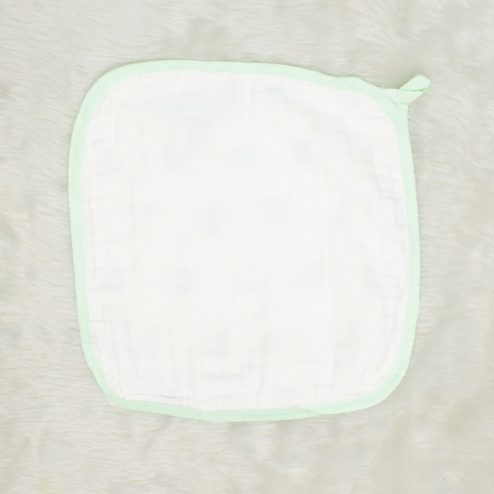 Green Owl Printed Wash Cloths-Set of 3