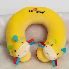 Load image into Gallery viewer, Yellow Caterpillar Faced Neck Support Pillow

