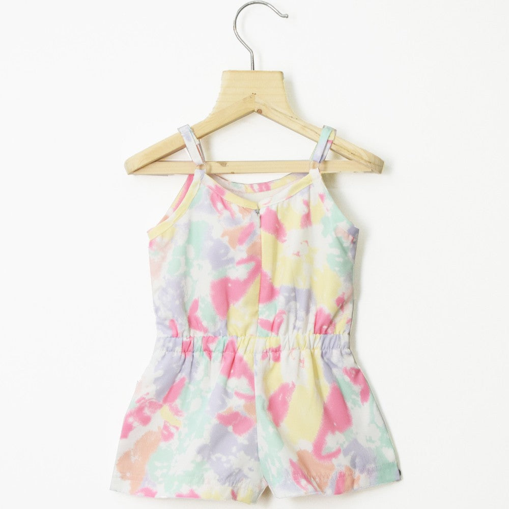 Pastel Tie Dye Sleeveless Jumpsuit