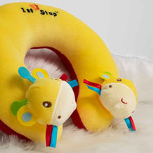 Load image into Gallery viewer, Yellow Caterpillar Faced Neck Support Pillow
