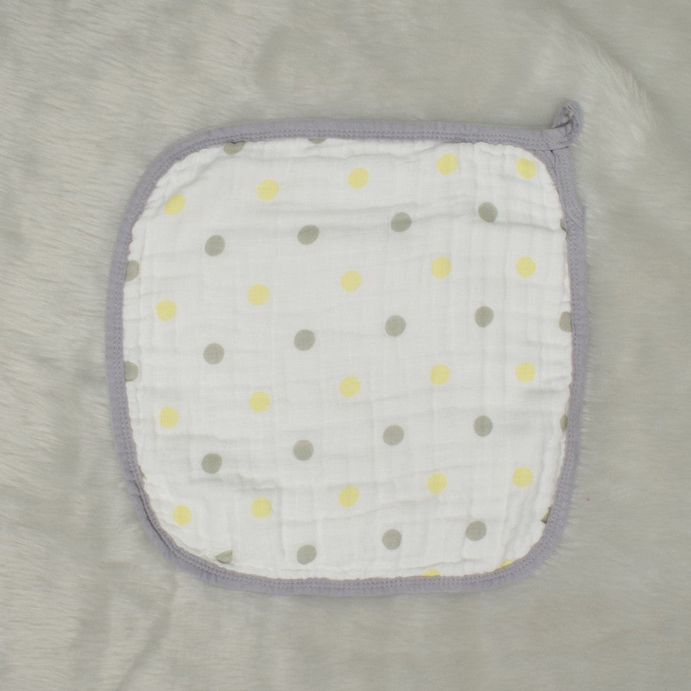 Grey Sheep & Stars Printed Wash Cloths-Set of 3