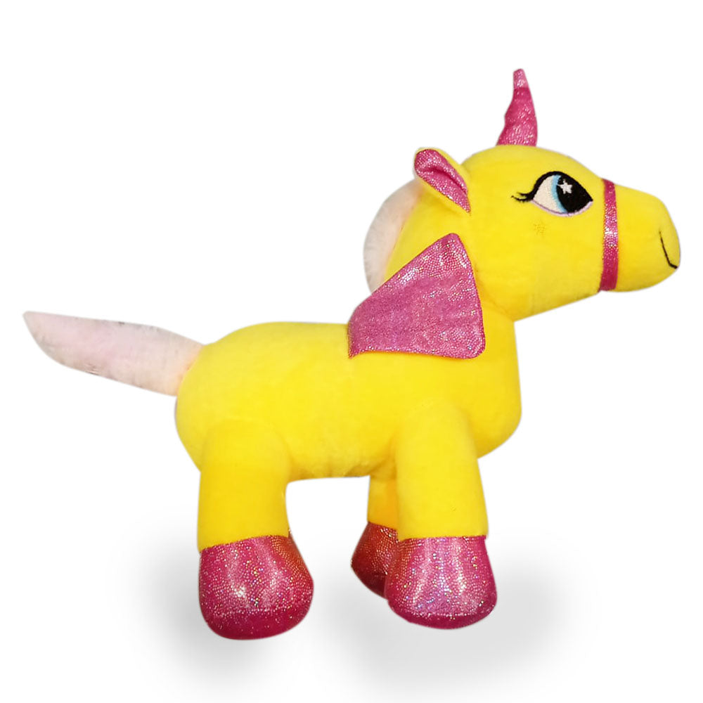 Yellow Magical Unicorn Soft Toy