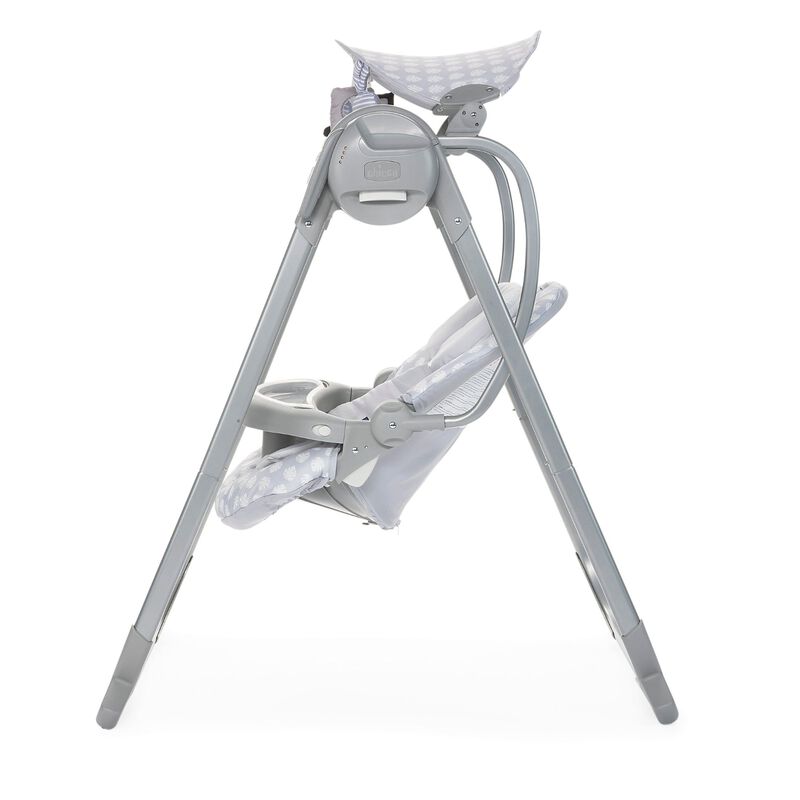 Grey Polly Swing Up Automatic Baby Swing Chair with Remote Control