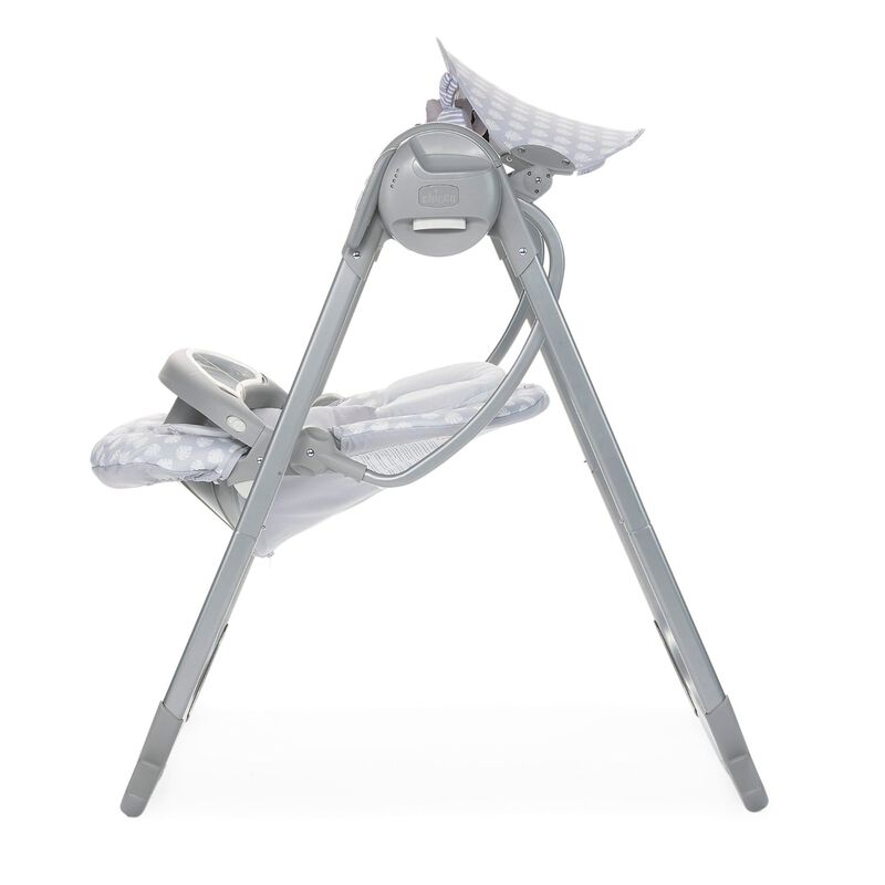 Grey Polly Swing Up Automatic Baby Swing Chair with Remote Control