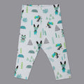 White Forest Theme Leggings