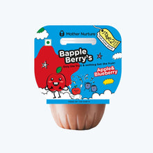 Load image into Gallery viewer, Apple and Blueberry Puree Stage 2 Baby Food Pack Of 2 - 120 gm
