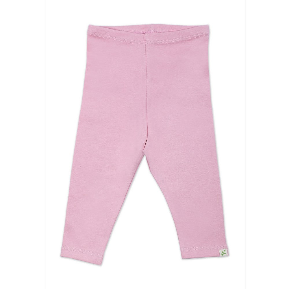 Pink Plain Leggings