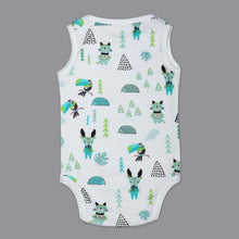 Load image into Gallery viewer, White Forest Printed Sleeveless Onesie
