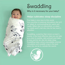 Load image into Gallery viewer, Sheep Design Muslin Swaddle Wrap
