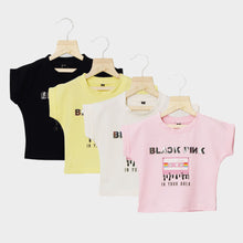 Load image into Gallery viewer, Vintage Retro Cassette Printed Top- Yellow, White, Pink &amp; Black
