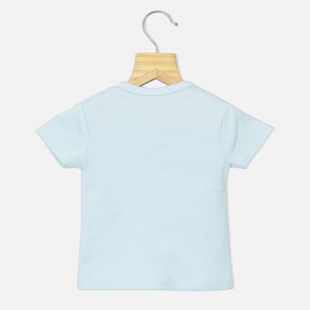 Blue Half Sleeves Jabla