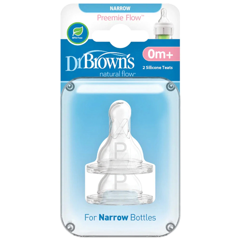 Preemie Flow Narrow Silicon Nipple- Pack Of 2