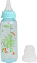Load image into Gallery viewer, Blue Flexible Premium Crystal Peristaltic Feeding Bottle - 240ml
