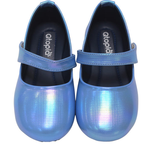 Holographic Ballerina Shoes - Pink & Blue