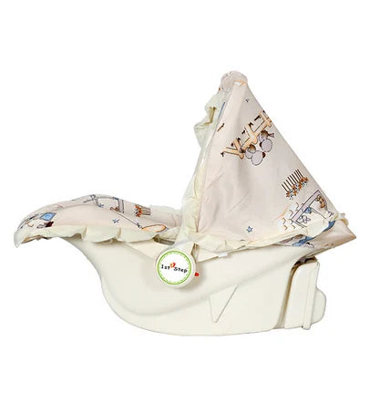 Beige Carry Cot With Back Storage