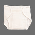 White (3-6m) Velcro Washable Padded Muslin Nappy - Pack Of 6